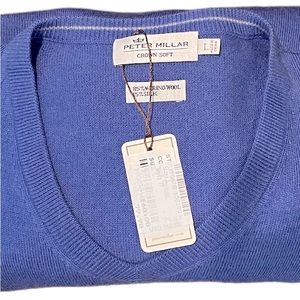 Peter Millar v-neck sweater new with tags